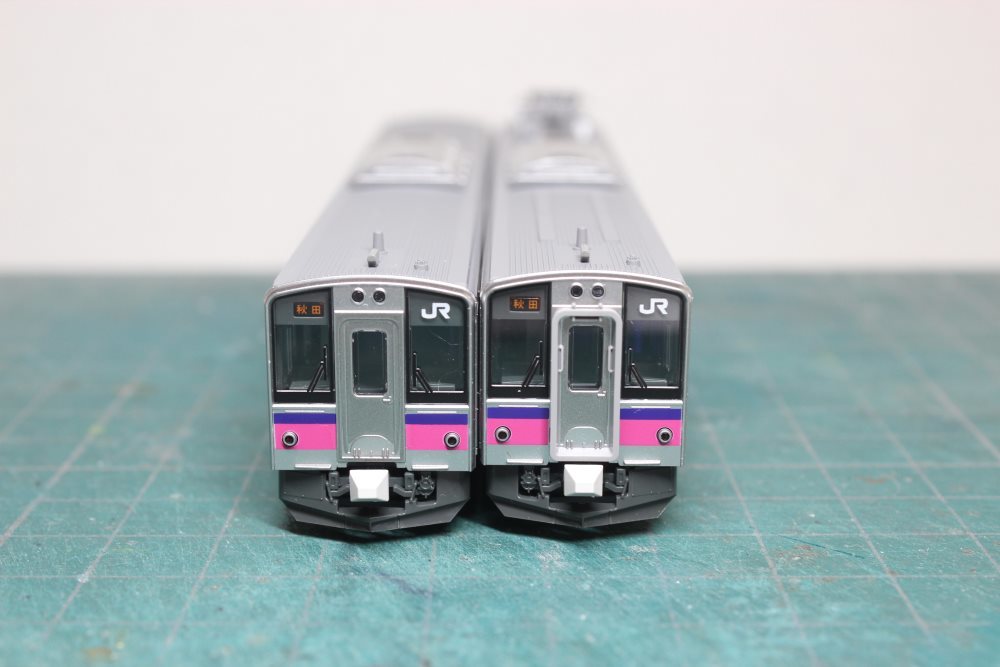 KATO 701系秋田色2輌セット 入線 : 動力車操縦者 Nゲージ部屋
