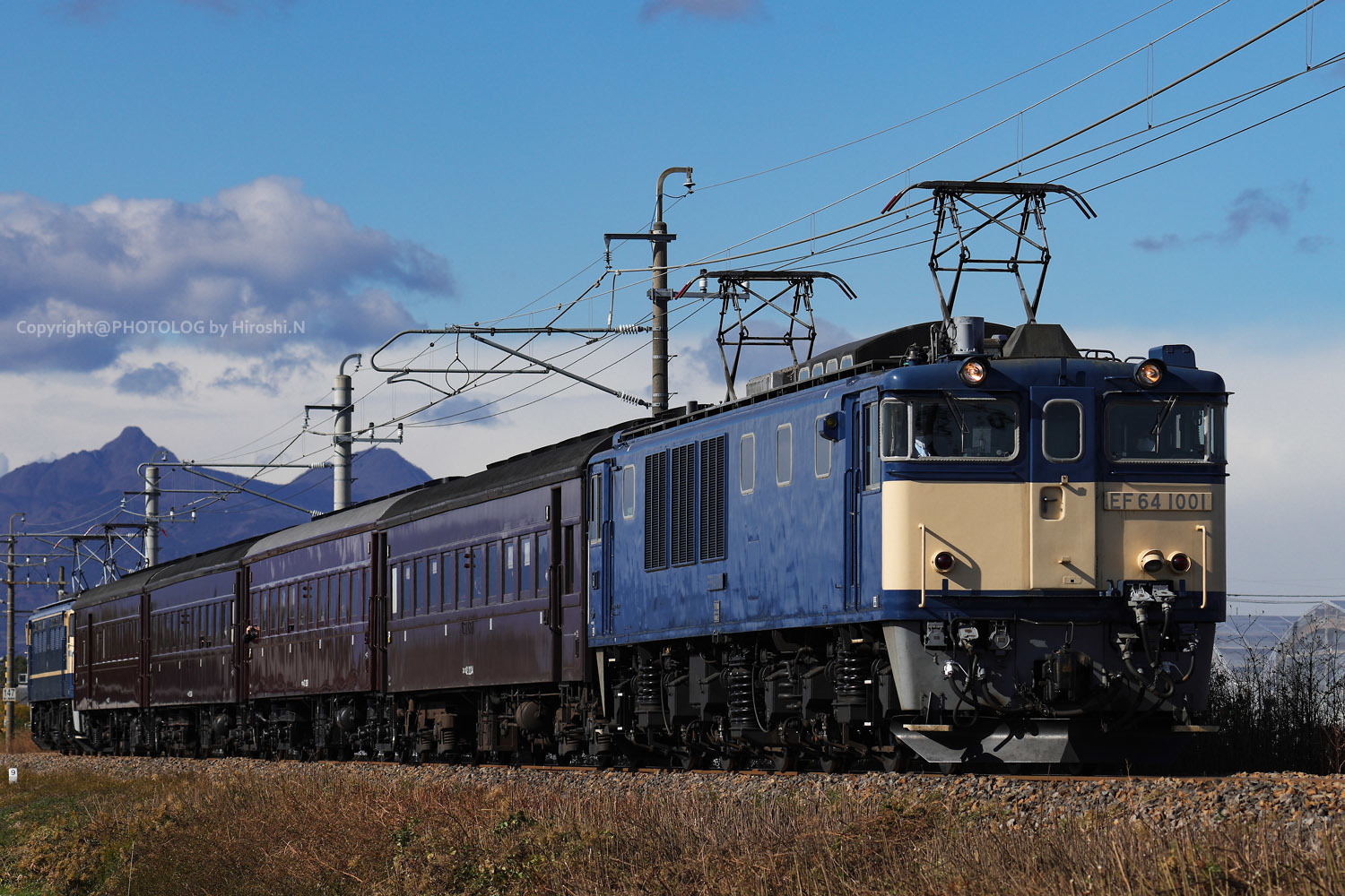 2021/11/27 Sat. 両毛線 - 団臨 EF65-501 EF64-1001