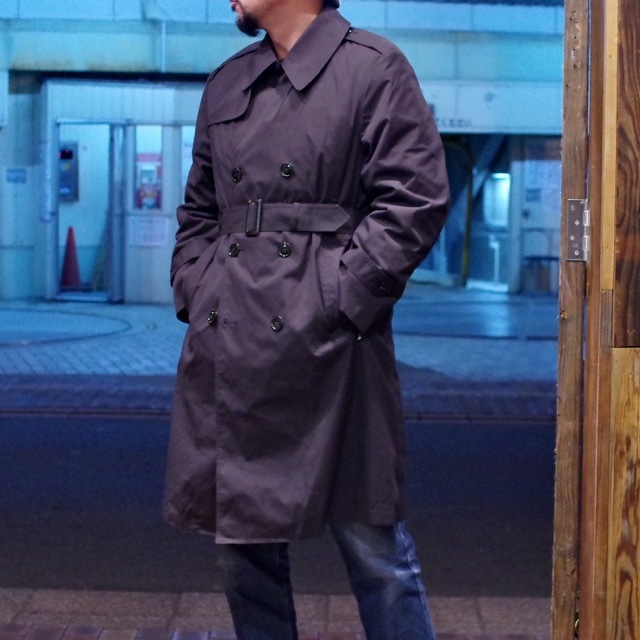 1990s US NAVY Trench Coat 42 S / ALL WEATHER COAT / 米軍 トレンチ ...