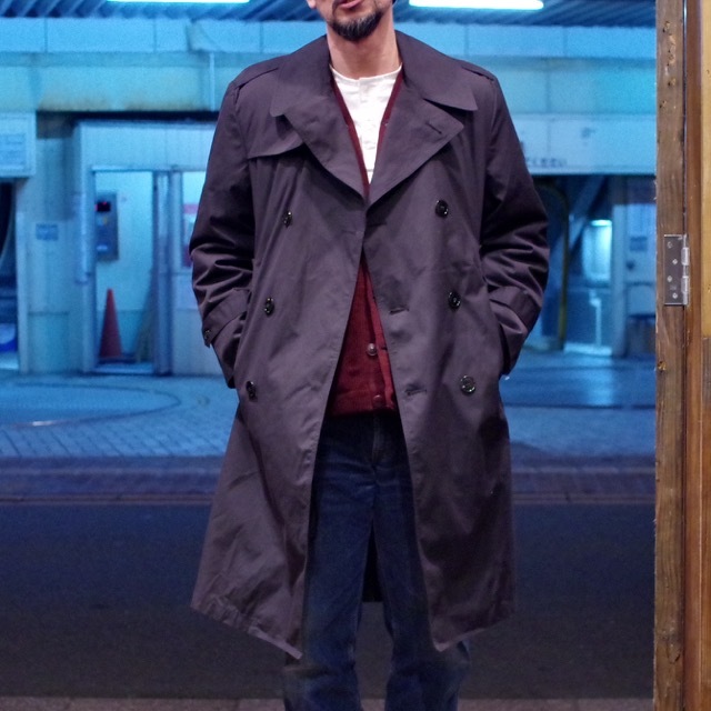 1990s US NAVY Trench Coat 42 S / ALL WEATHER COAT / 米軍 トレンチ ...