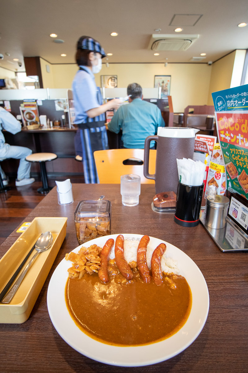 カレーハウスCoCo壱番屋 高知土佐道路店で、ソーセージカレーの6辛_a0077663_16065102.jpg