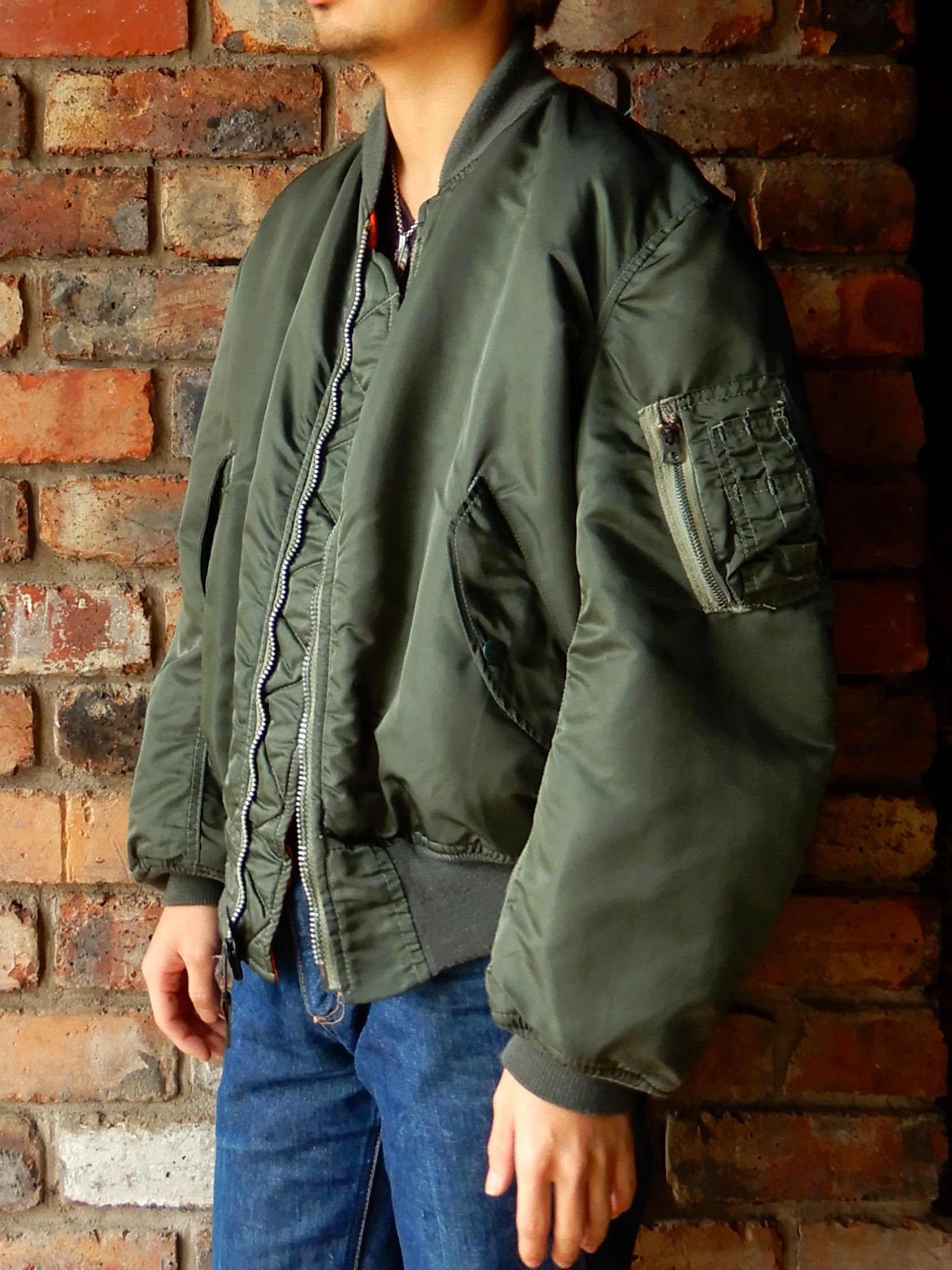 90S ALPHA INDUSTRIES INC MIL-J-82790E MA-1 FRIGHT JACKET 90S ALPHA INDUSTRIES INC MIL-J-82790E MA-1 FRIGHT JACKET
