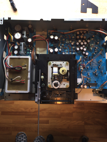 DENON DCD-1650SR 修理 : 五加音響研究所のオーディオ修理と製作