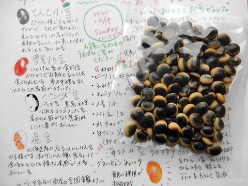 豆の収穫 2021年_d0366590_10445009.jpg