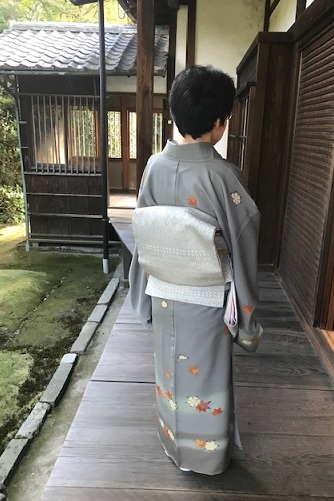 東福寺・退耕庵・作夢会月窯・東阿部流先生の紅葉の着物。_f0181251_19590245.jpg