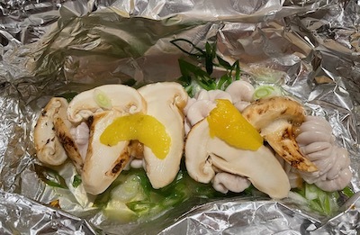 12月の魚のお取り寄せ 21 白子と松茸のホイル焼きなど やせっぽちソプラノのキッチン２
