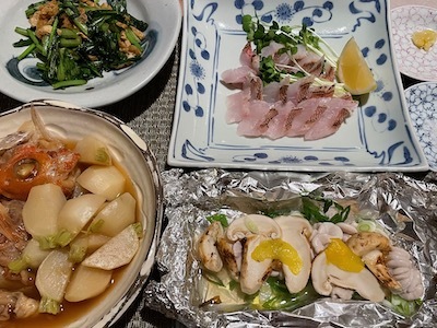 12月の魚のお取り寄せ 21 白子と松茸のホイル焼きなど やせっぽちソプラノのキッチン２