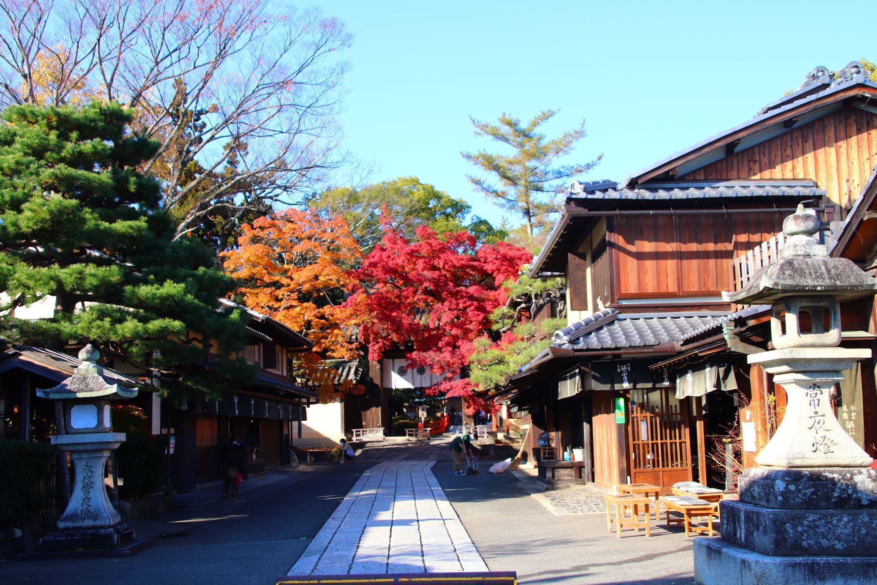 今宮神社の紅葉と門前あぶりもち_e0048413_19145281.jpg