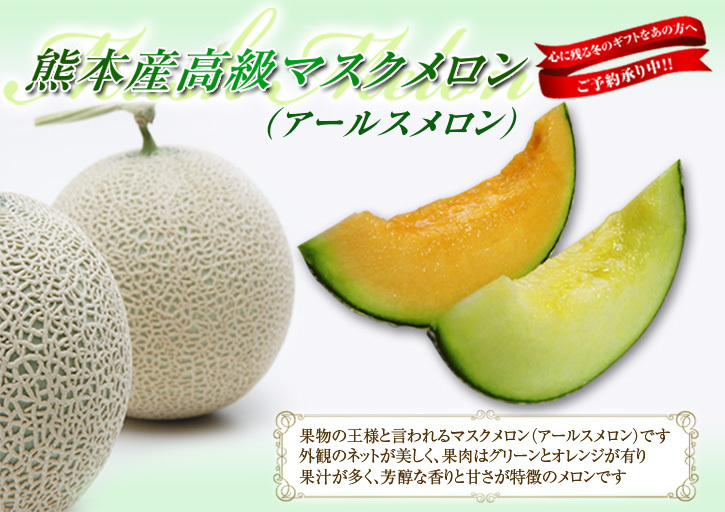 熊本産!高級マスクメロン!令和4年1月は11日(火)に出荷日が決定!数量限定!早い者勝ち!_a0254656_17141226.jpg