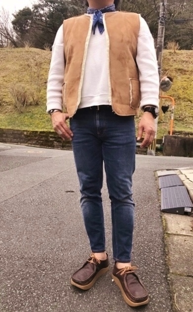 PU MOUTON VEST 当店別注モデル★ MADE in Portugal_d0152280_20364502.jpg