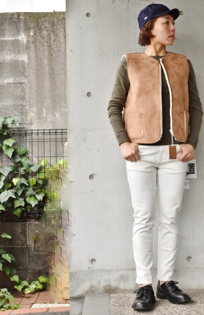 PU MOUTON VEST 当店別注モデル★ MADE in Portugal_d0152280_21082083.jpg