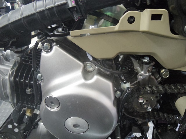 ハンターカブにシフトインジケーター : バイクの横輪