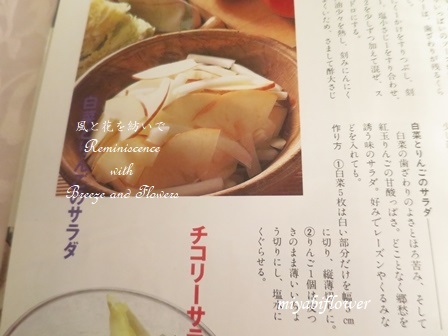 白菜とりんごのサラダ 「向田邦子の手料理」より_b0255144_00141863.jpg