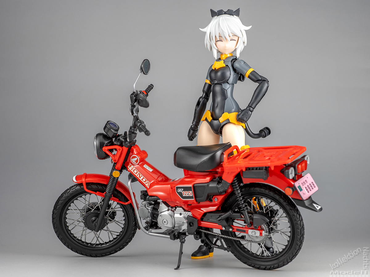 1/12 NEXTシリーズ No.3 EX-1 ホンダ CT125（ハンターカブ/ノンカラー）【12NX3 EX-1】 | フジミ | F  112NX3 EX-1 ホンダCT125 ハンターカブ ノンカラー | Joshin webショップ 通販 フジミ模型 1/12 NEXT No.3 CT125 ハンターカブ/ノンカラー