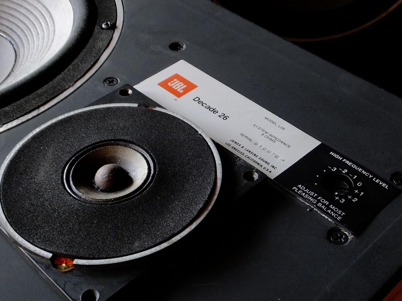 JBL L26点検整備中 : オーディオ大好きおやじの日記 JBL L26点検整備中 : オーディオ大好きおやじの日記