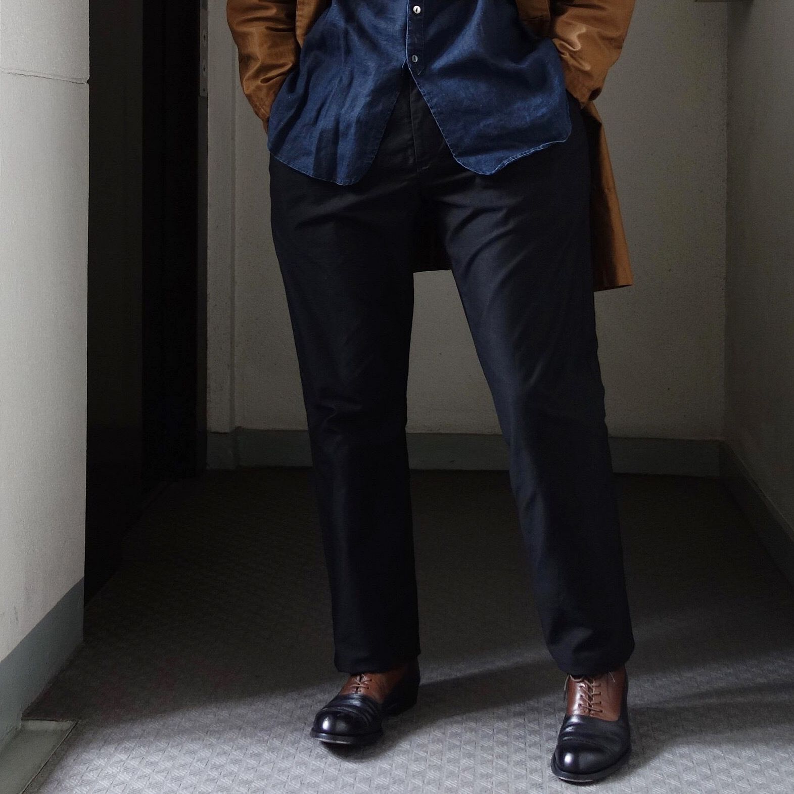 2月の製作予定 / classic moleskin twotuck frenchtrousers_e0130546_18435864.jpg