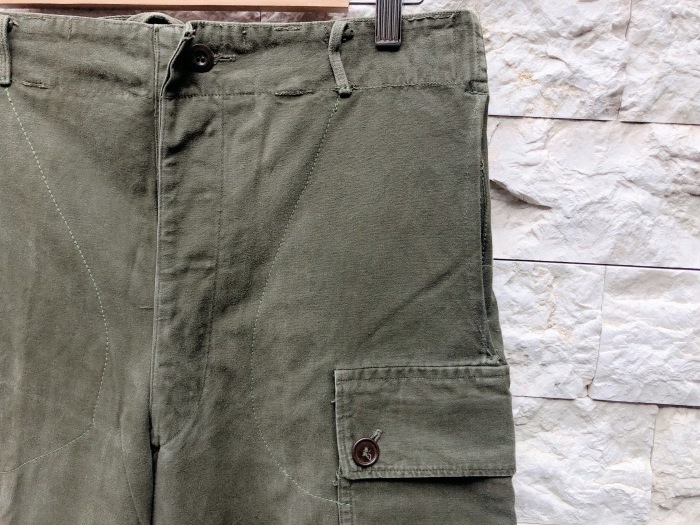 M51カーゴパンツ 前期 58年製 vintage 50年代 米軍実品 U.S.ARMY M-51 フィールドパンツ 初期型 表記
