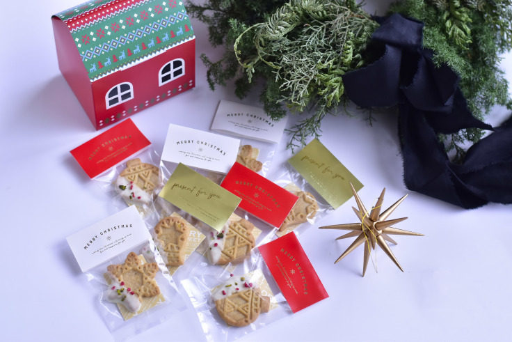 クリスマスのオーナメントクッキーとラッピング Honey Cafe