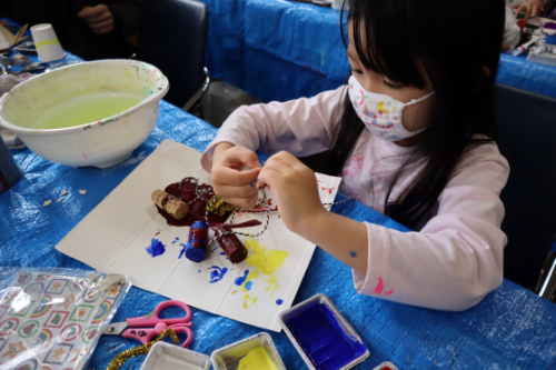 やと子ども美術教室 ~ クリスマス飾り ~_e0222340_14170592.jpg