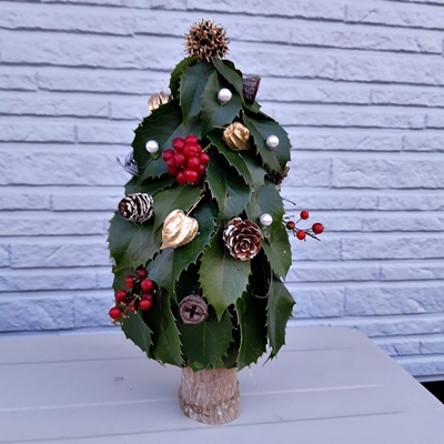 ヒイラギでツリーとミニリース M S Factory