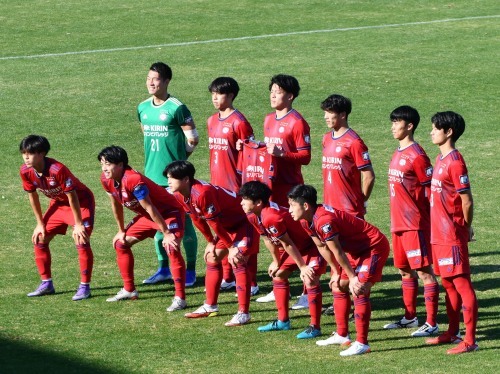 全日本大学サッカー選手権大会２回戦 流通経済大学vs新潟医療福祉大学 県立保土谷公園サッカー場 観戦 湘南 浪漫