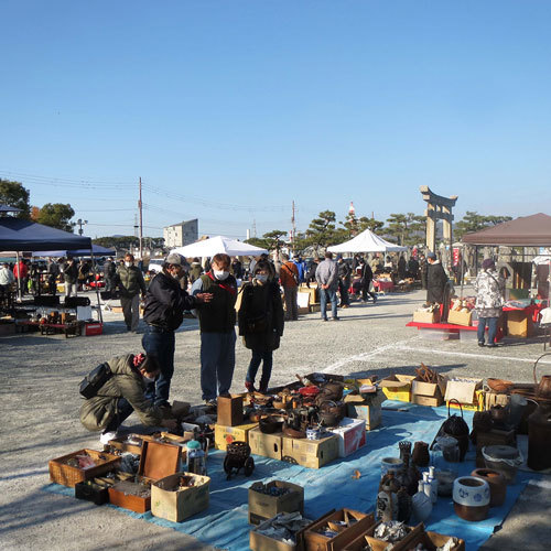 2021.12月 赤穂大石神社骨董市 ちょい古道具ライフ