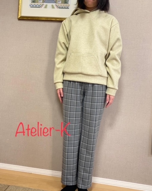 中学生女子の冬服を上下でつくりました 洋裁教室 アトリエ ｋ