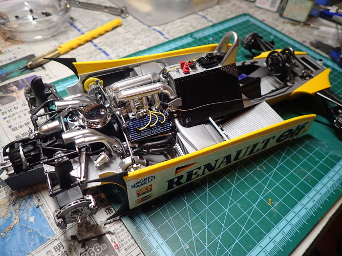 プラモ製作記 6 RENAULT RE20 TURBO 1/12 タミヤ : 小生の備忘録