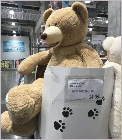 先着 コストコ くま ぬいぐるみ COSTCO big bear 236cm
