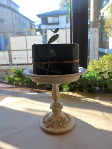 花修行~クリスマスのホワイトケーキ~_f0232060_18363147.jpg