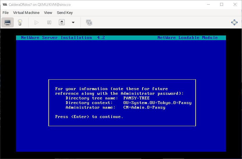 NetWare 4.2 on KVM openSUSE Leap 15.3 (2)_a0056607_09471277.png