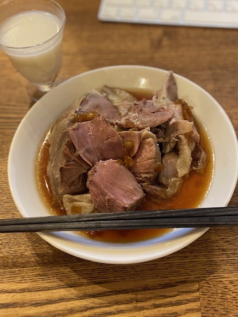 モンゴル料理の日。チャンスンマハとゴリルタイシュル。_e0269389_20573731.jpg