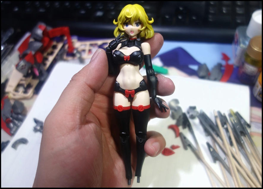 プラモデル】ダークアドヴェント ドラゴンドレス ソフィア(後編