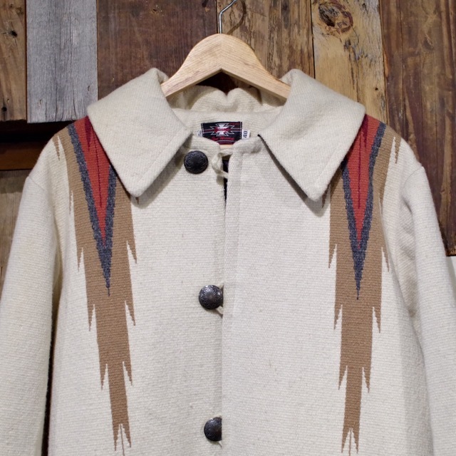 イブ CENTINELA Hand Weaving Flame Pattern Chimayo Jacket イブ CENTINELA Hand Weaving Flame Pattern Chimayo Jacket