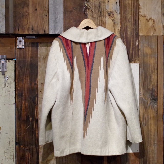 イブ CENTINELA Hand Weaving Flame Pattern Chimayo Jacket イブ CENTINELA Hand Weaving Flame Pattern Chimayo Jacket