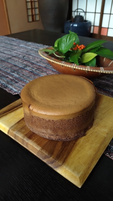 チョコスフレチーズケーキ ひろみぱん