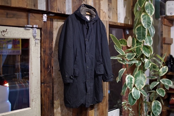 German Army Long Field Parka / Dyed Black / ドイツ軍 パーカー