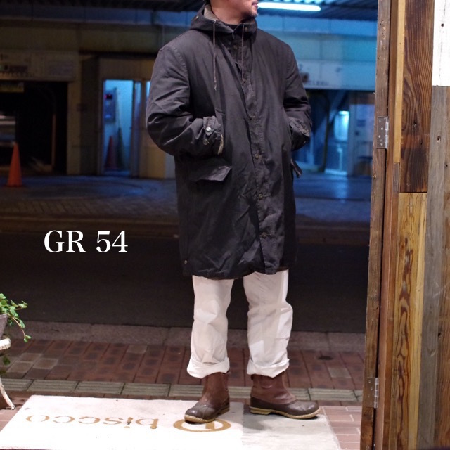 German Army Long Field Parka / Dyed Black / ドイツ軍 パーカー