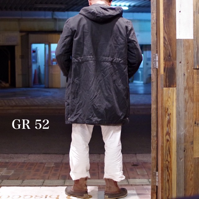 German Army Long Field Parka / Dyed Black / ドイツ軍 パーカー
