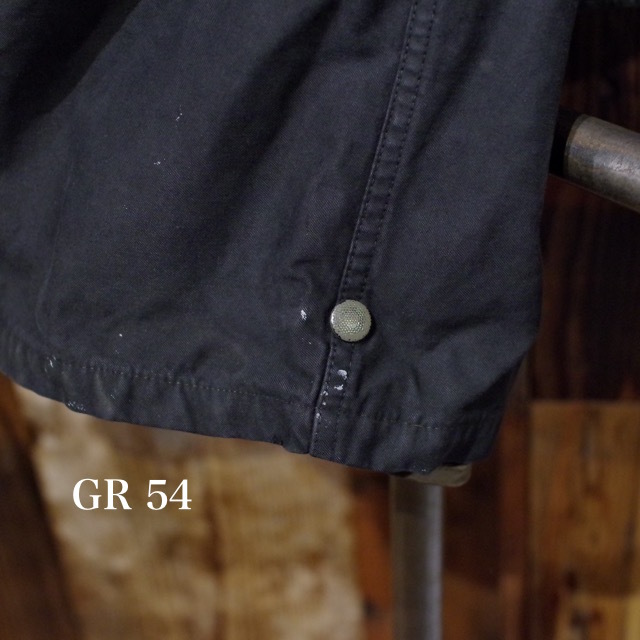 German Army Long Field Parka / Dyed Black / ドイツ軍