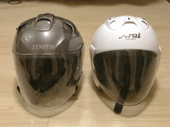 ヘルメット、YJ-17 ZENITH-PとアライSZ-RAMⅢの比較 : 某の雑記帳