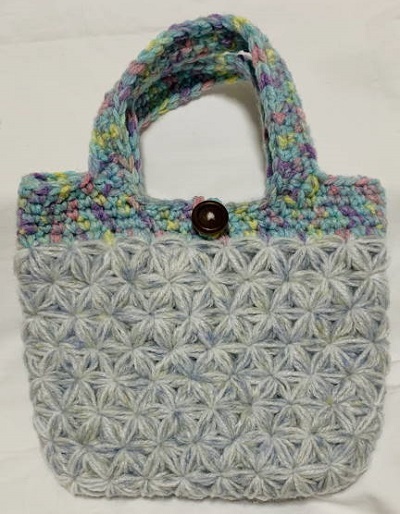 リフ編みバッグ 鈎針 日々綴り リフ編みバッグ 鈎針 日々綴り