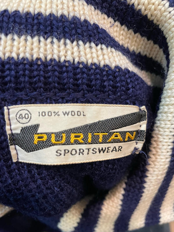12月29日（水）入荷！60s ~ vintage PURITAN SPORTS WEAR  all wool sweater !_c0144020_09172199.jpg