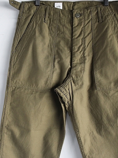 ARAN　FATIGUE PANTS - BACK SATIN / ARMY GREEN_b0139281_09594767.jpg