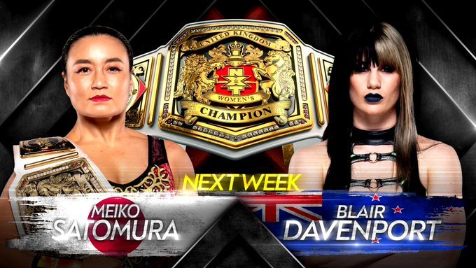WWEが来週NXT UKで里村明衣子対ブレア―・ダベンポートのNXT UK女子王座を行うことを発表_c0390222_17143360.jpeg