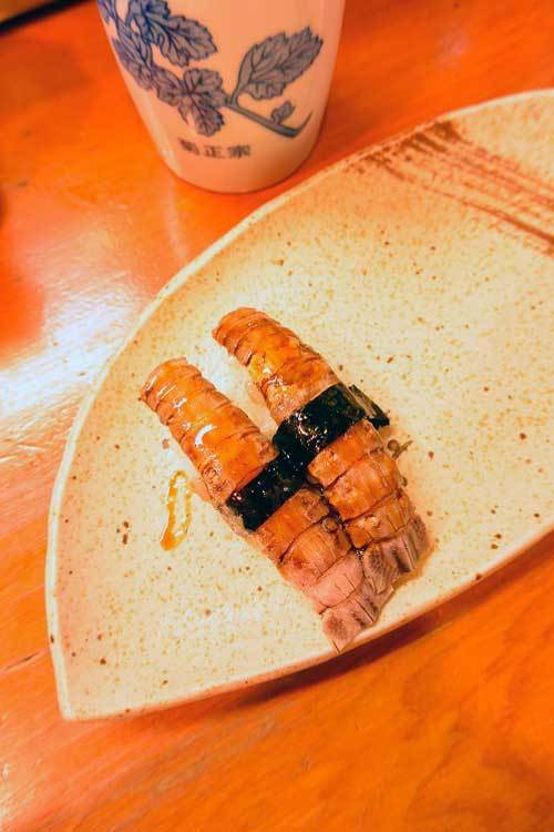 【(山梨グルメ)甲府市「栄すし」で「とろたく」!!】_a0005436_14003353.jpg