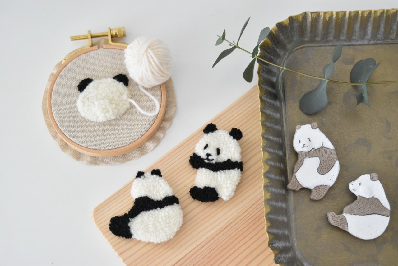年越しパンダ展 ＰANDA panda LIFE***大西亜由美さん作品通販可能です　１月３１日迄受付中です_d0322493_15192412.jpg