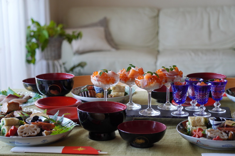 新年のご挨拶(ワンプレートお節)_d0327373_15174772.jpg