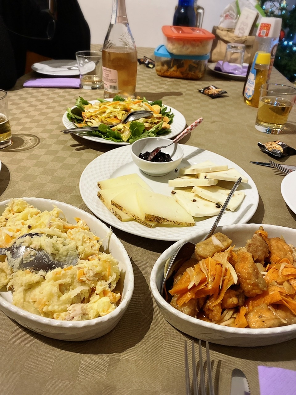 あけましておめでとうございます 霧の中タコパーで年越し コック家の生活 In フィレンツェ