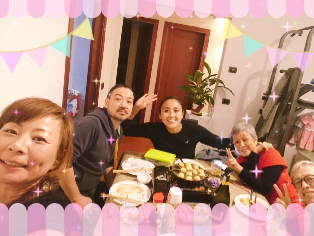 あけましておめでとうございます 霧の中タコパーで年越し コック家の生活 In フィレンツェ